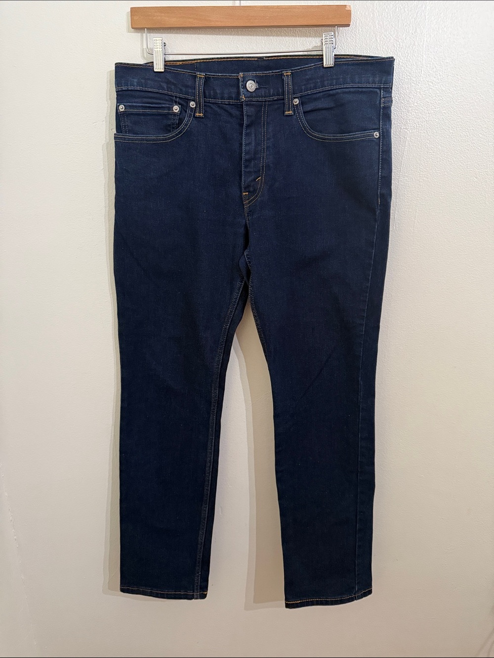 Levi's 511 Slim Fit Jeans Mens 34x30 Denim Dark Wash
